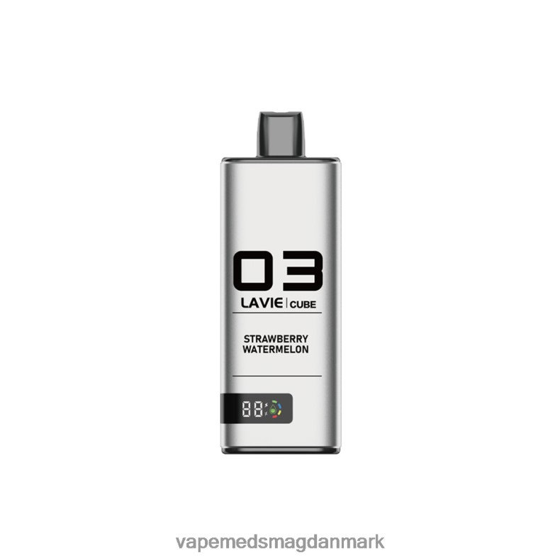 Vape Uden Nikotin - LAVIE Cube 20000 pust jordbær vandmelon J6TD637