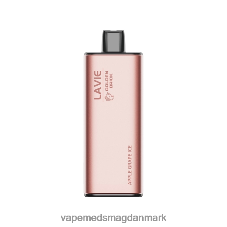 Vape Uden Nikotin - LAVIE GOLDEN BRICK 10000 pust æble drue is J6TD652