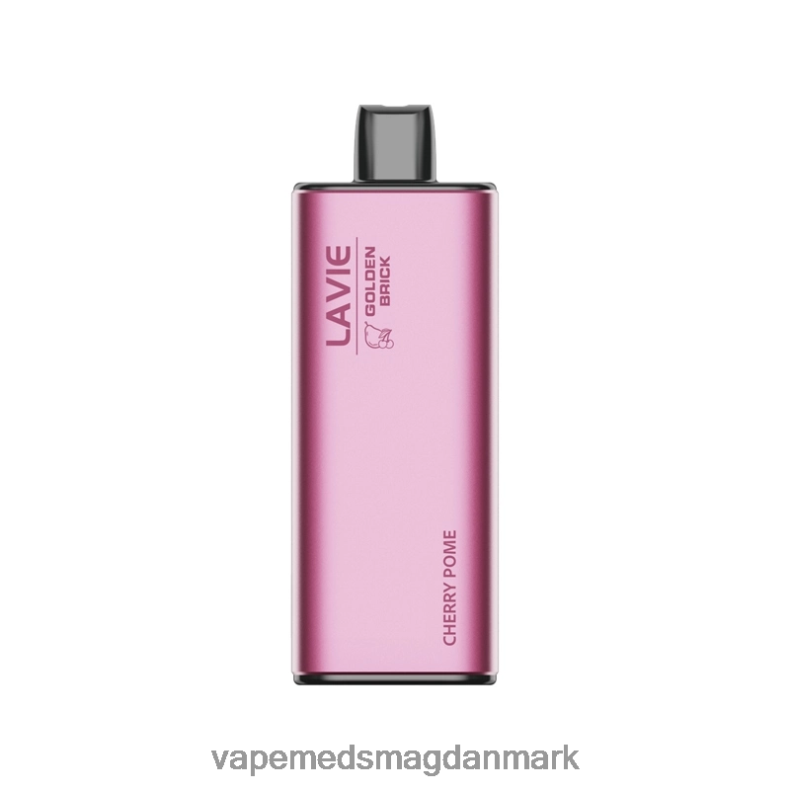 Vape Uden Nikotin - LAVIE GOLDEN BRICK 10000 pust kirsebærkerne J6TD657