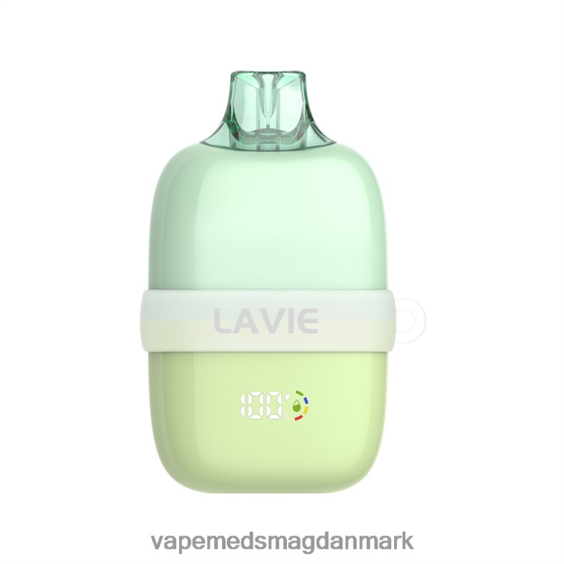 Vape Uden Nikotin - LAVIE INSIDER 12000 pust grøn æbleis J6TD692