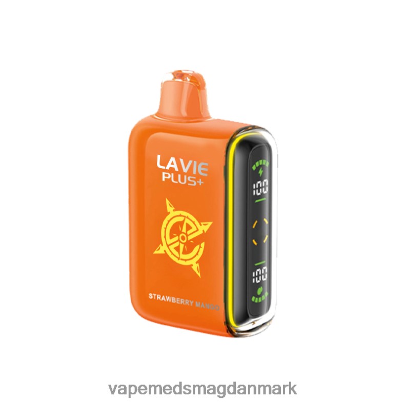 Vape Uden Nikotin - LAVIE PLUS 15000 pust jordbær mango J6TD697