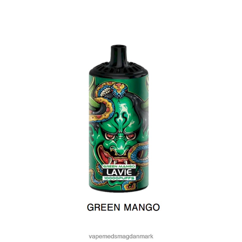 Vape Væske - LAVIE BEAST 10000 pust grøn mango J6TD6365