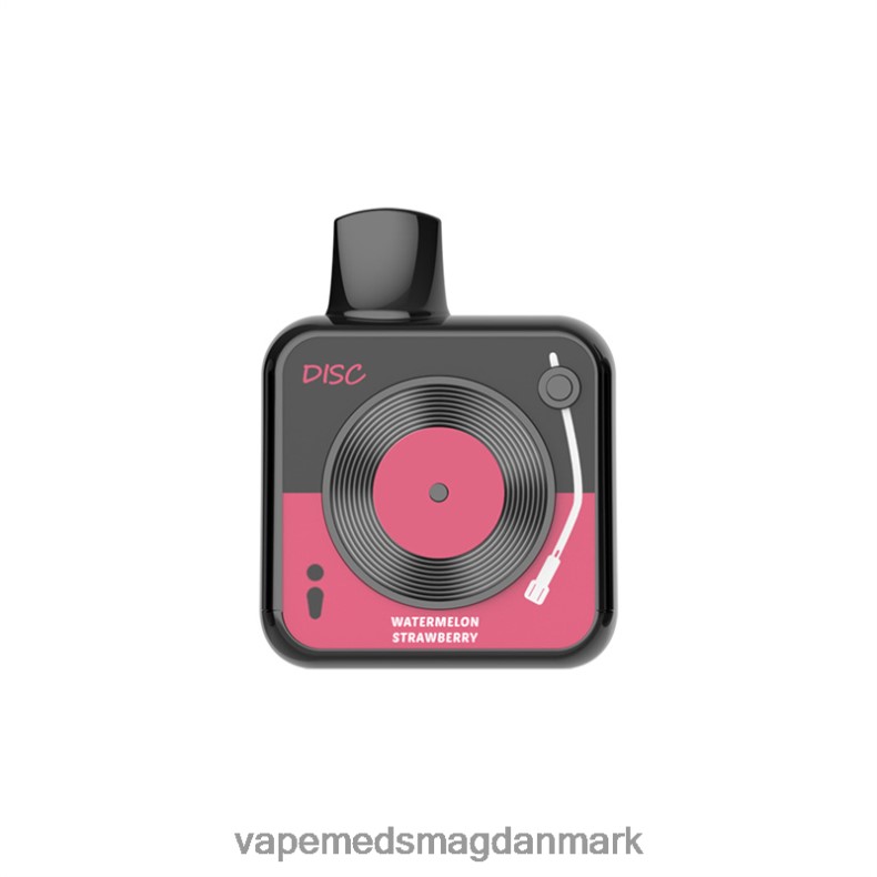 Vape Væske - LAVIE DISC 10000 pust vandmelon jordbær J6TD6160