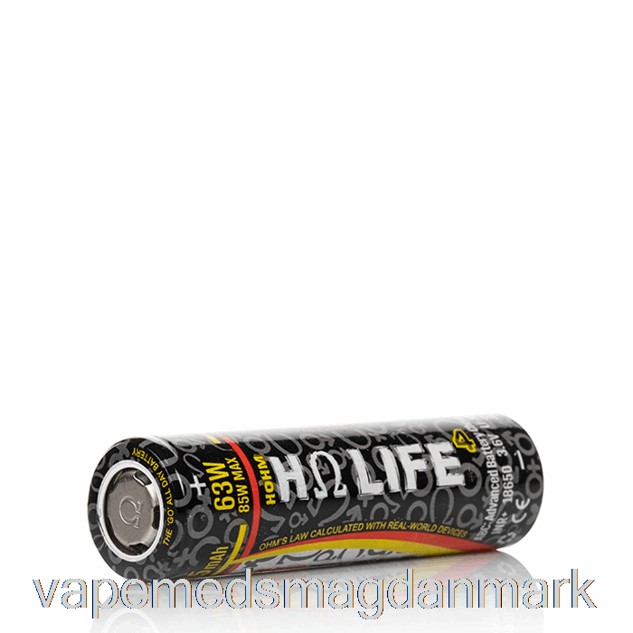 Vape Med Smag Hohm Tech Life 4 18650 3015mah 22.1a Batteri Enkelt Batteri