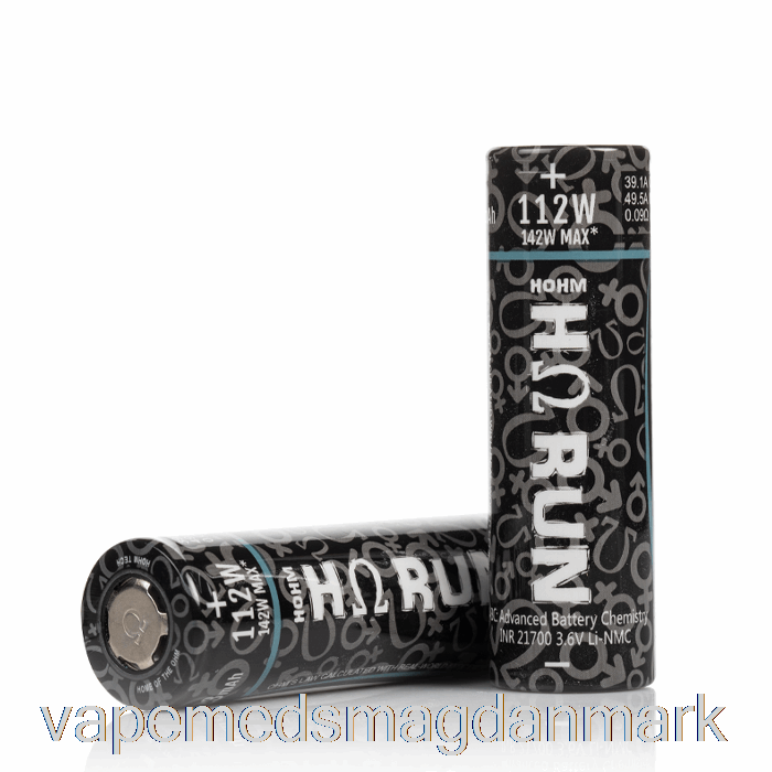 Vape Med Smag Hohm Tech Run 21700 3023mah 39.1a Batteri Enkelt Batteri
