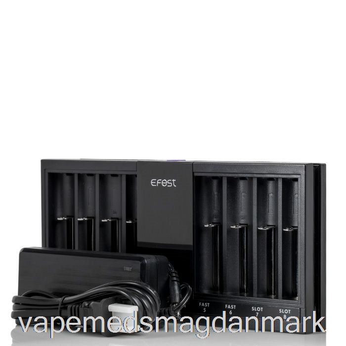 Vape Uden Nikotin Efest Luc V8 Dobbelt Lcd Skærm Hurtig Batterioplader