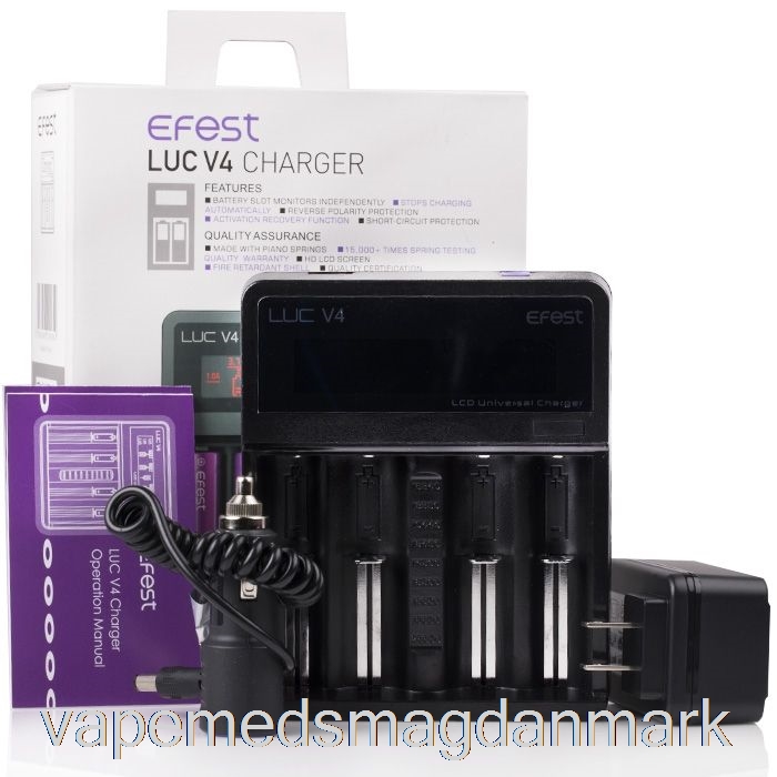 Vape Juice Efest Luc V4 Lcd Oplader
