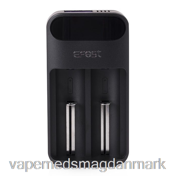 Vape Med Smag Efest Lush Q2 2-bay Intelligent Led Batterioplader