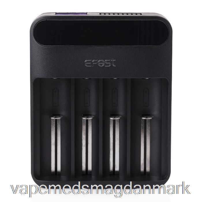 Vape Uden Nikotin Efest Lush Q4 4-bay Intelligent Led Batterioplader