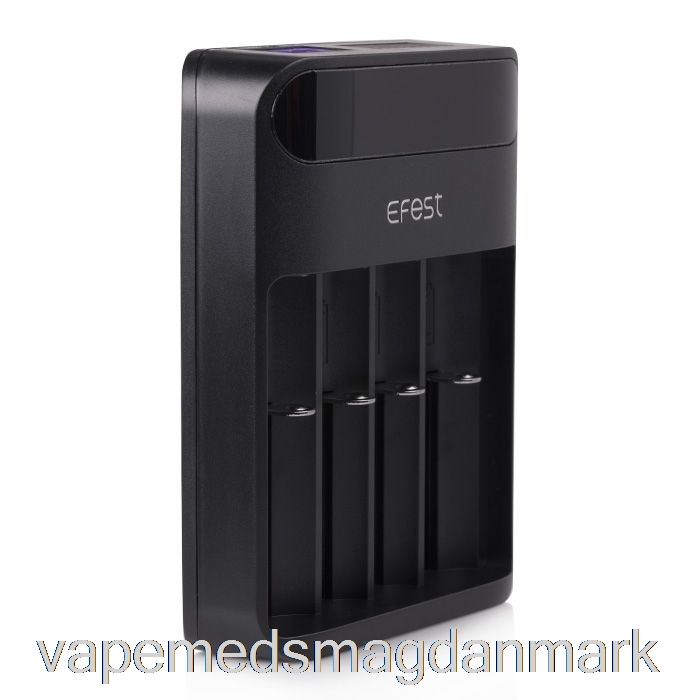 Vape Uden Nikotin Efest Lush Q4 4-bay Intelligent Led Batterioplader