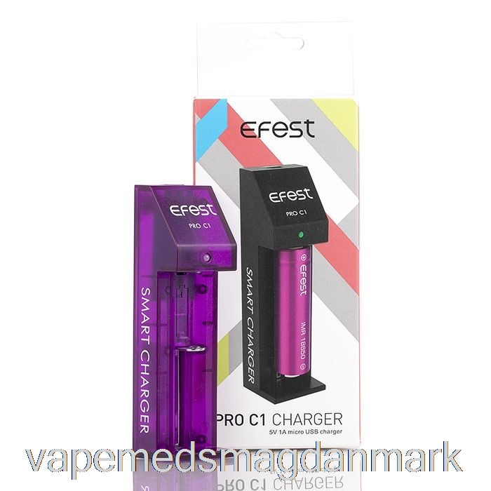 Vape Væskefest Pro C1 1-bay Smart Batterioplader
