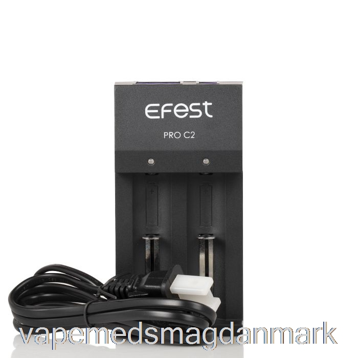 Engangs Vape Danmark Efest Pro C2 2-bay Smart Batterioplader