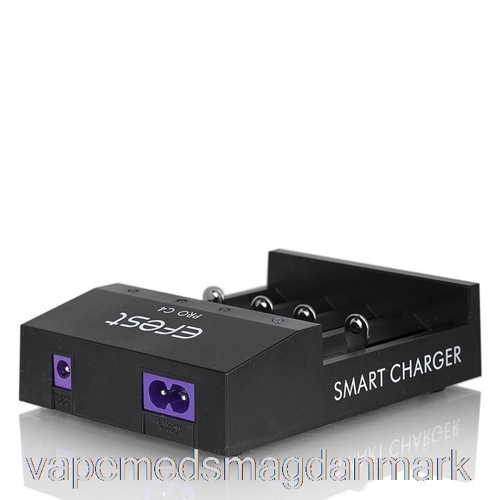 Engangs Vape Danmark Efest Pro C4 4-bay Smart Batterioplader