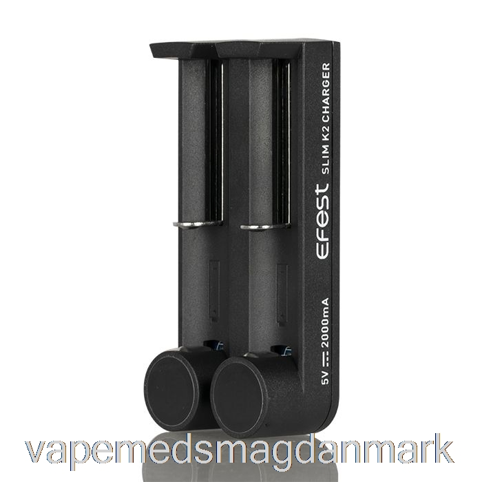 Vape Væskefest Slim K2 To-slot Batterioplader
