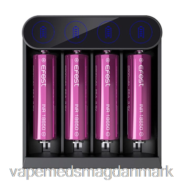 Vape Juice Efest Slim K4 Usb-c Batterioplader