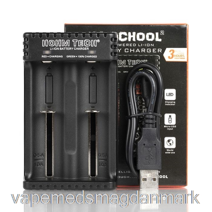 Vape Væske Hohm Tech School 2 2a Mic-usb Oplader
