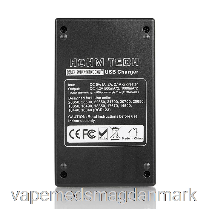 Vape Væske Hohm Tech School 2 2a Mic-usb Oplader
