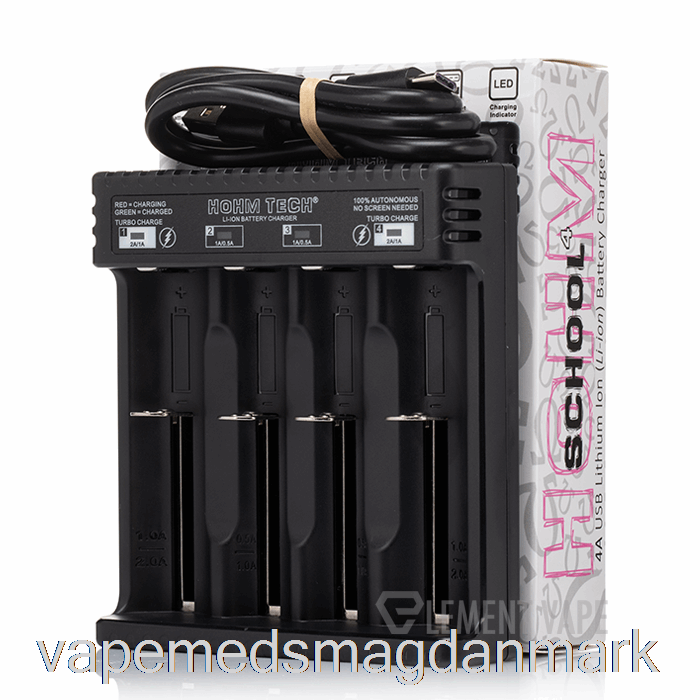Engangs Vape Danmark Hohm Tech School 4 4a Usb-c Oplader