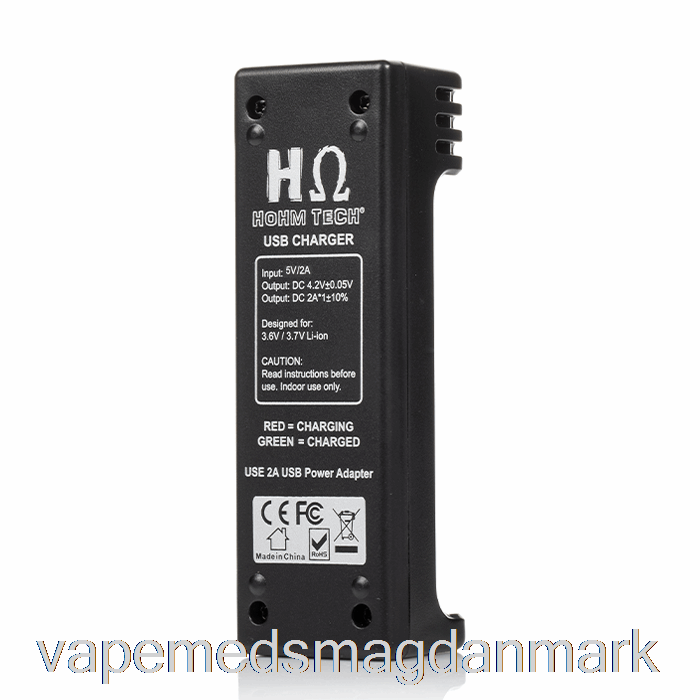 Vape Juice Hohm Tech School Uno 2a Usb Oplader