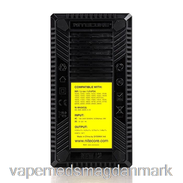 Vape Med Smag Nitecore I2 Batterilader (2-bay)