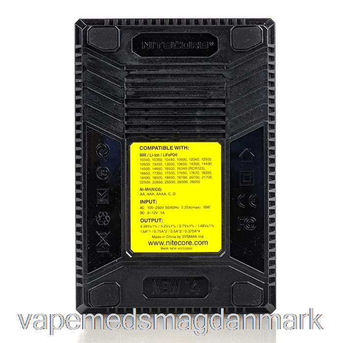 Vape Med Smag Nitecore I4 Batterioplader V2 (4-bay)