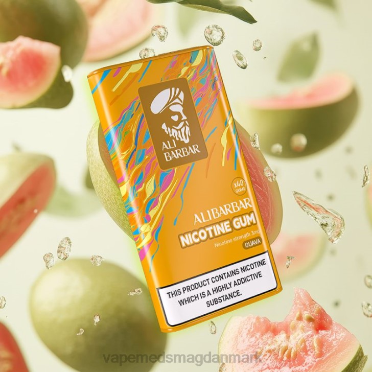 Vape Væske - Alibarbar nikotintyggegummi guava 46TD100