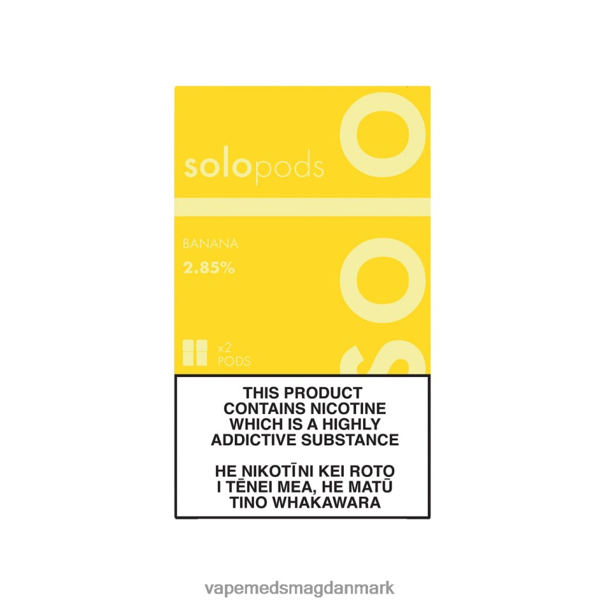 Disposable Vape Danmark - Solo erstatning pod 2-pak banan 0066F064