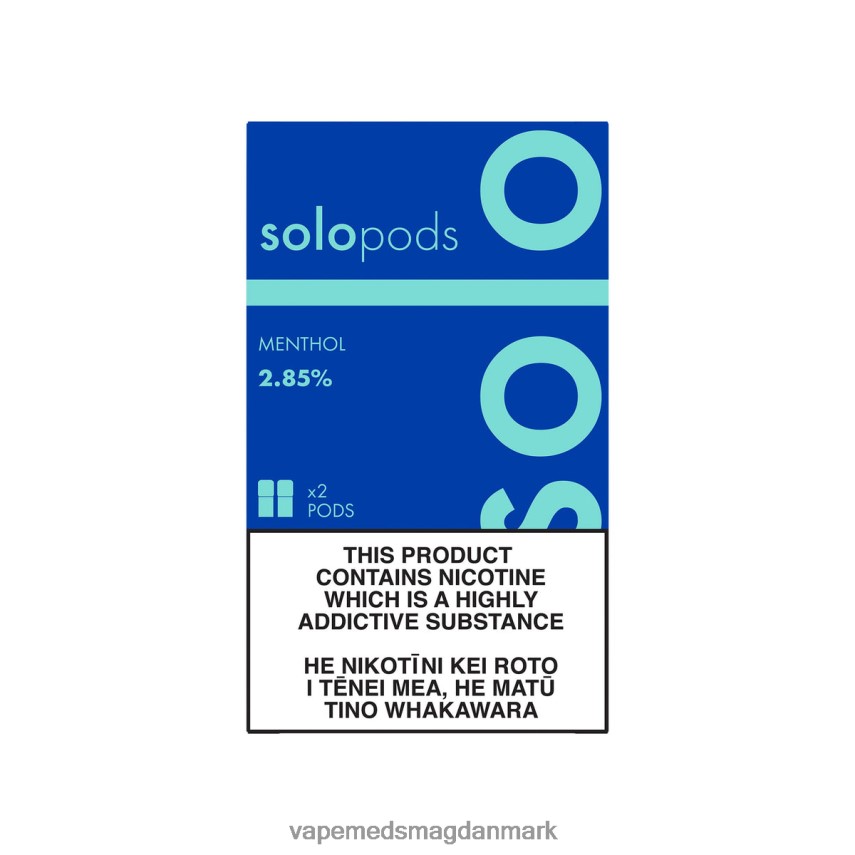 Vape Med Smag - Solo erstatning pod 2-pak menthol 0066F051