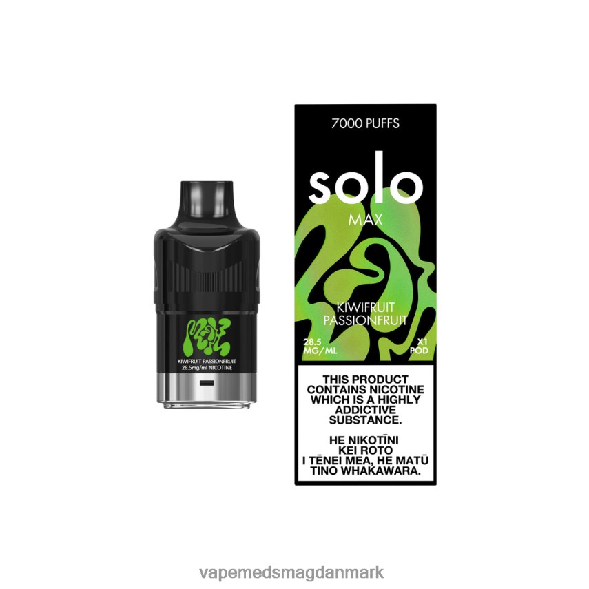 Vape Væske - Solo MAX pod kiwi passionsfrugt 0066F090
